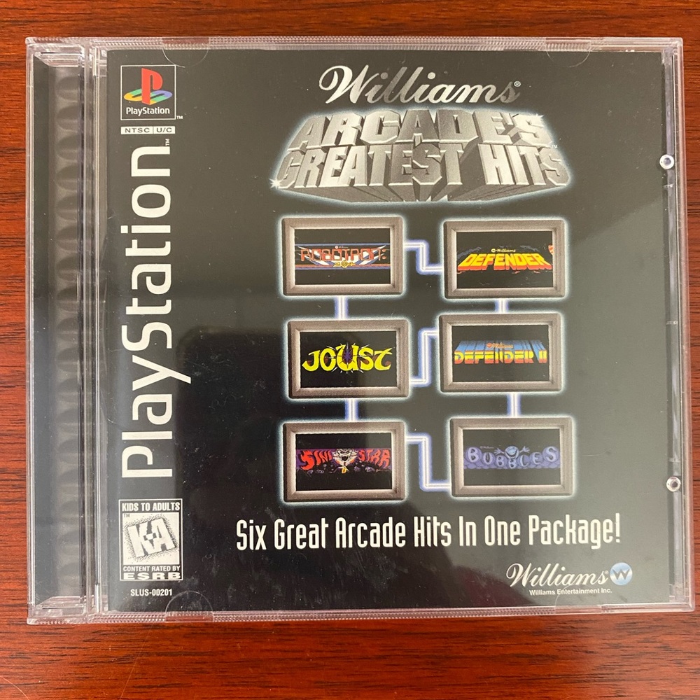 PlayStation Williams Arcade’s Greatest Hits